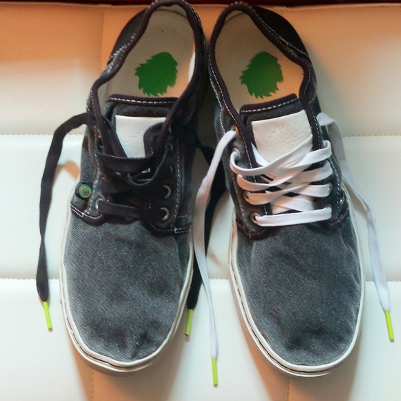 Satorisan grey canvas Heisei sneakers, EU42 unisex, NWT - Picture 1 of 11